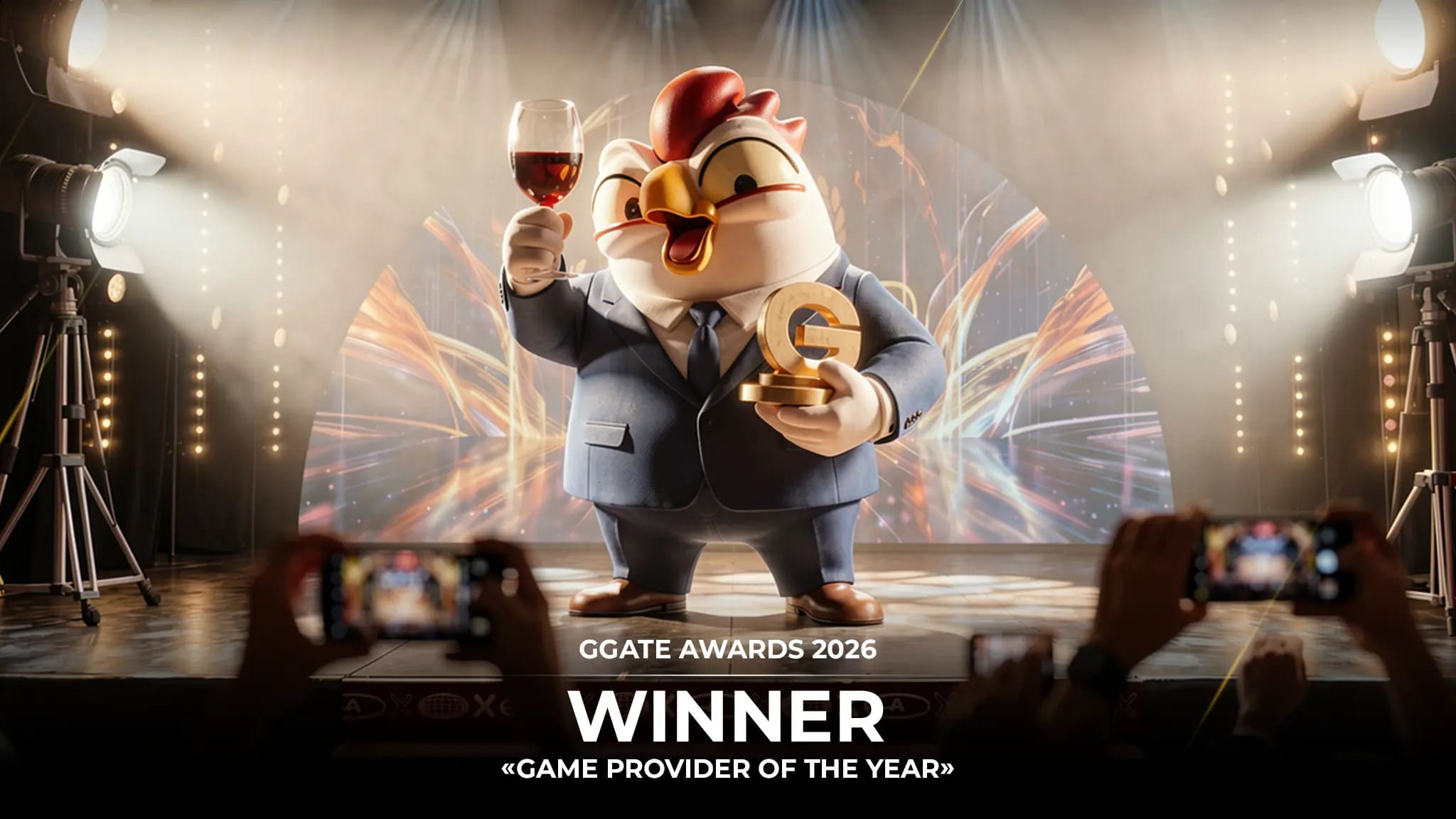A InOut Games vence o prémio de «Fornecedor de Jogos do Ano» nos G GATE Awards 2026